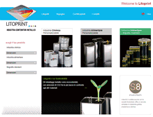 Tablet Screenshot of litoprintsrl.com